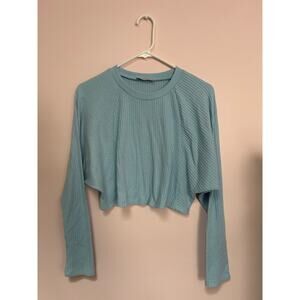 Paper Crane Womens Cropped Sweater *S*